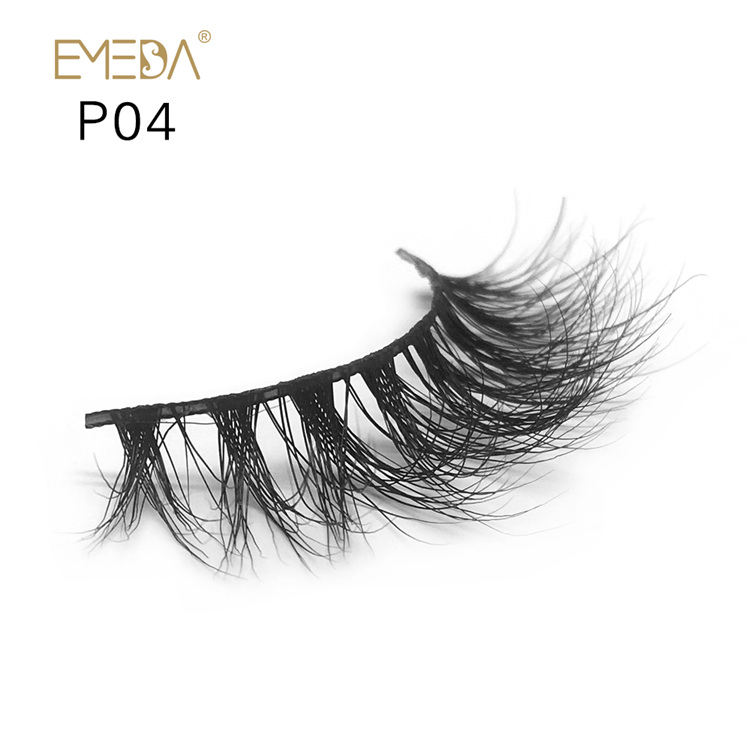 Wholesale Real Mink Fur Eyelashes Vendors,3D Mink Lashes Strips YH004